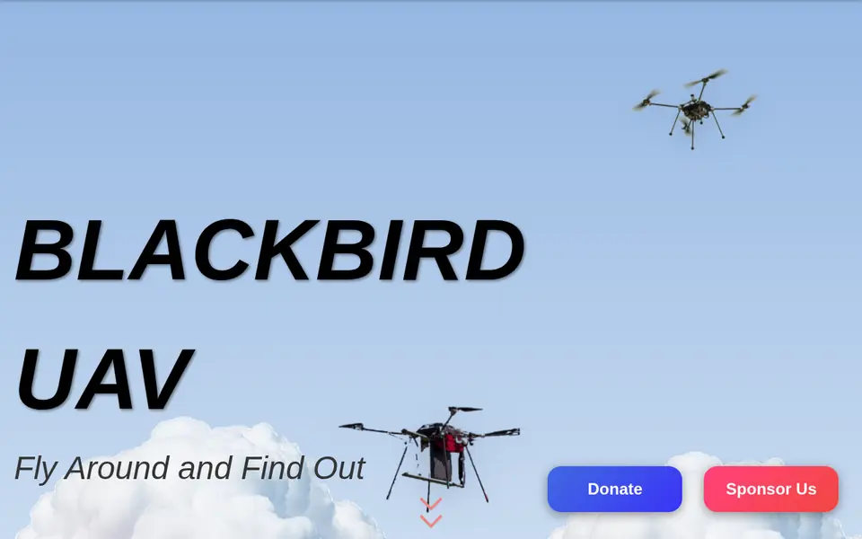Blackbird UAV homepage